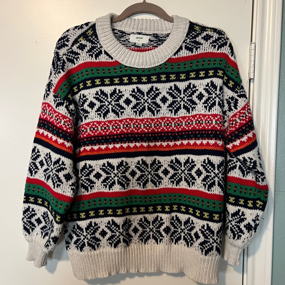 FAIRISLE CREWNECK SWEATER